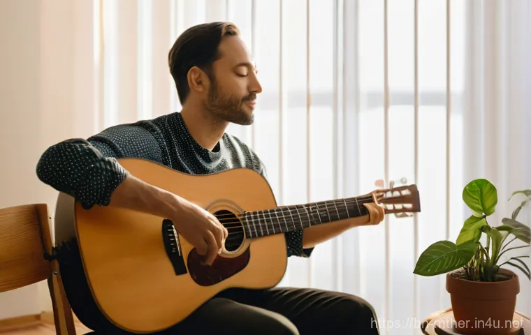 음악테라피사 사례 분석 - **Prompt: Serene Music Therapy Session for Mental Well-being**
    A wide-angle, soft-focus, realist...